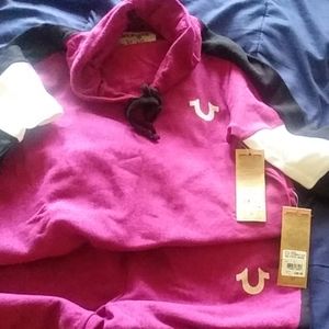 true religion sweat suit womens pink